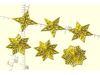 Hollow out starburst