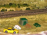 HO Scale Picnic Table