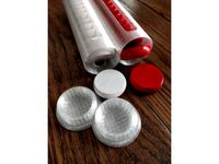 Crokinole Button Storage Tube