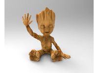 baby groot happy hollow