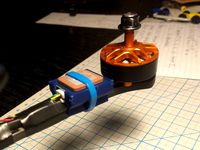 Quadcopter Tyro 129 GPS mount