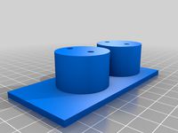 Proton Pack Injector Tubes and base