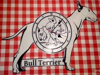Bullterrier Clock