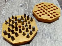 Hex bit holder / Peg solitaire