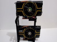 Expandable Dual GPU Stilt Kit For External Mining Setup