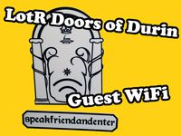 LotR Doors of Durin Guest WiFi