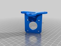 Center support for BMG flying extruder