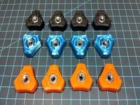 1/4"-20 Tri-Wing Knob / Thumbscrew