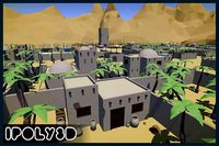 Lowpoly Arab Fantasy Town