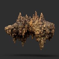 Low poly Stalactite Cave Rock Modular 02 201216