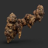 Low poly Stalactite Cave Rock Modular 10 201216
