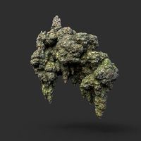 Low poly Stalactite Cave Rock Modular 05 200215