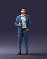 Man in casual suit 0307