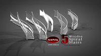 Wooden Spiral Stairs