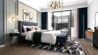 Bedroom  interior design  3d Scene