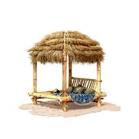 Bamboo Beach Bed Hut