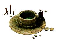 Game Model - prairie scene - Wells 02 01