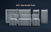 ScFi Wardrobe Kitbash 3D