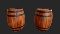 Wood Barrel