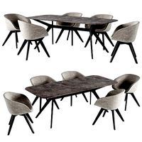 Tom Dixon armchair and Jesse dining table PierLuigi