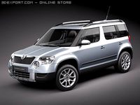 Skoda Yeti 2010 3D Model
