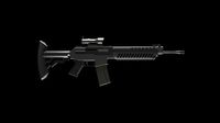 SG 553 Low-Poly