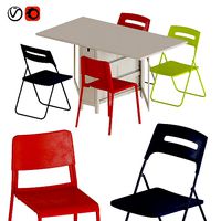 NORDEN Gateleg table  and chairs 2