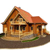 Log house - rounded log