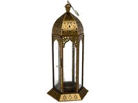 Moroccan Lantern 2 - high poly and low poly versions