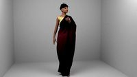 ANIMATED  Saree Drape