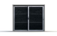 Glass Double-door Cabinet