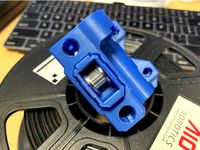 Tensioner puck for LDO Gates GT2 6mm 16T idlers (or any idler up to 10mm wide) Revised X-axis