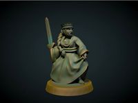 Warrior Maiden 28mm (No supports needed)