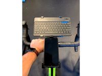 Keyboard Mount - fits to Wahoo bike CPU mount - Great for Zwifting