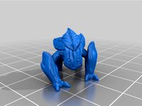 Forest crowler (28 mm DnD miniature)