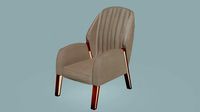 Jett Wood Leg Lounge Chair