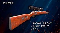 Kar98 low poly sniper rifle