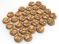 31 Dwarf bases 25mm