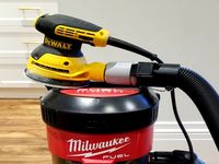 Milwaukee M18 Backpack Vacuum to Dewalt Orbital Sander Adapter