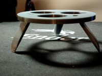 Can Cozy/Koozie Tripod with folding legs