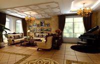 Retro European living room 1730