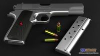 Colt delta elite pistol 3D Model