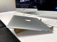 Laptop stand with Adobe Illustrator