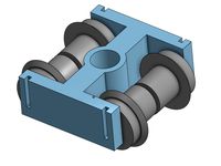 Working N Scale Bogies and Wheels for SLA printing