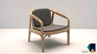 HUBLOT rattan armchair
