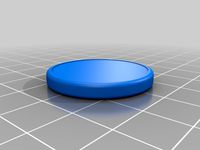 Blank disks and tokens for board games