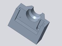 Flsun QQ-S motor boot (extra bracket stiffness)