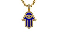 Hamsa with enamel | 3D