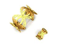 twirl bracelet and ring  | 3D