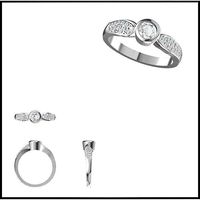 Affordable promise rings jcd | 3D